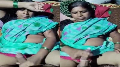 Old Aunty Jerking Young Dick Takes blowjob Watch